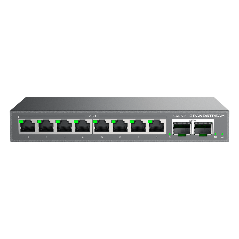 Switch administrable 10 puertos, capa 2, 2 puertos SFP+