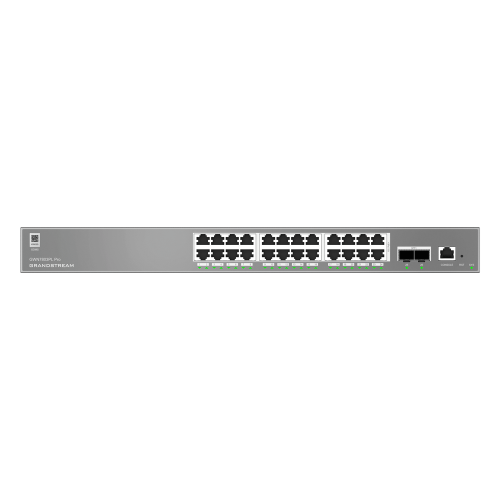 Switch administrable 24 puertos, PoE, Gigabit, capa 2, 2 puertos SFP+