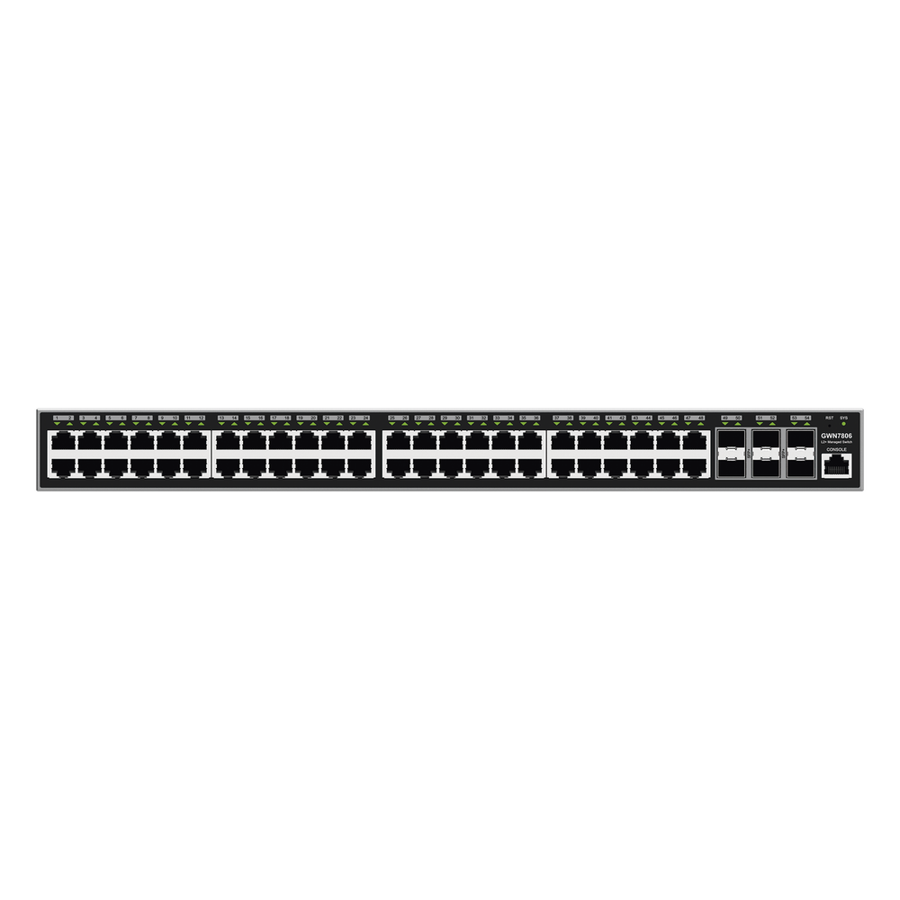 Switch administrable 48 puertos, Gigabit, 6 puertos SFP+