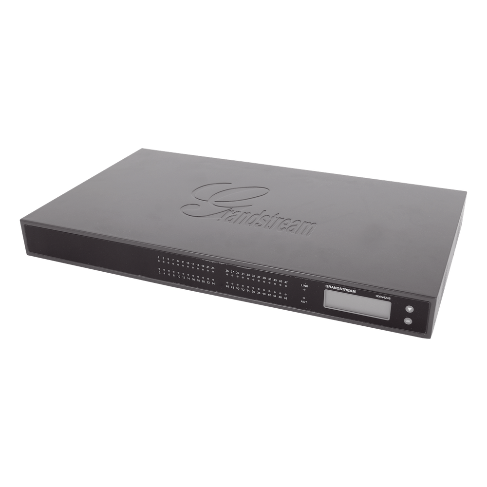 [GXW4248V2] Adaptador VoIP GrandStream de 48 FXS 2 puertos telco 50 pins para montaje en rack