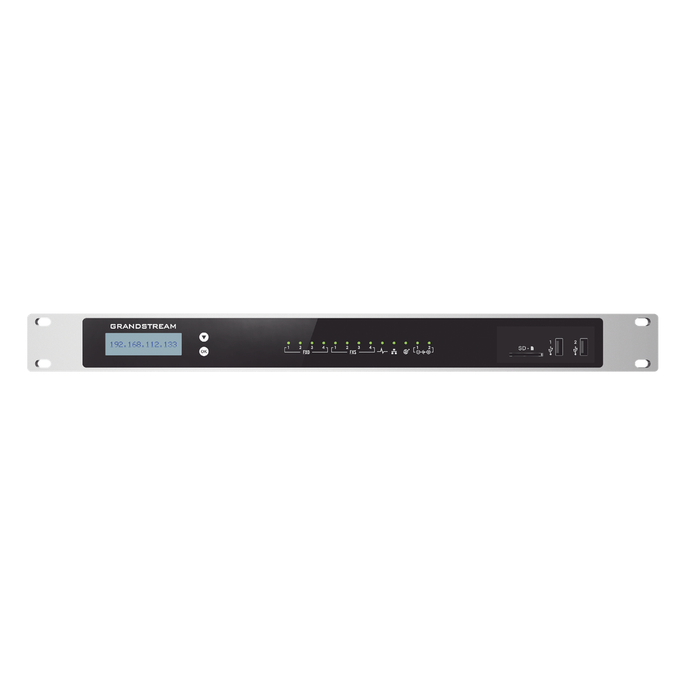 [UCM6304] Conmutador IP-PBX para hasta 2000 usuarios y 300 llamadas simultaneas, 4FXO, 4FXS, para solución de comunicaciones unificadas y colaboración