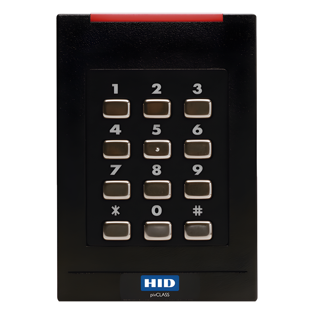 Lector con Teclado 921 PROX HID, EM / iClass SEOS (no clonable) / iClass SE / iClass SR / iClass / Mifare Classic, DesFire, Bluetooth / Garantía de por Vida