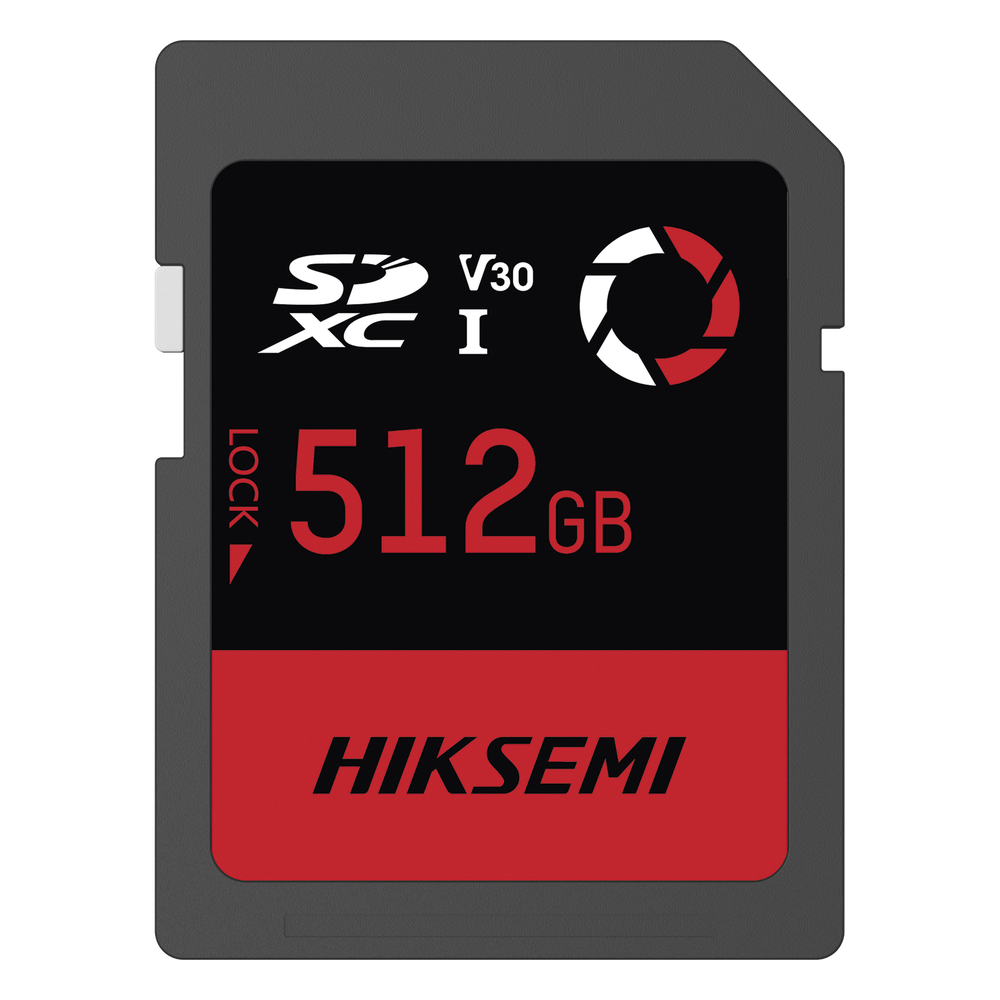 [HS-SD-E30/512G] Memoria SD / 512 GB / 180 MB / s Lectura / 150 MB / s Escritura / V30 U3 / Para Drones y Cámaras de Acción / HIKSEMI CAPTURE E30