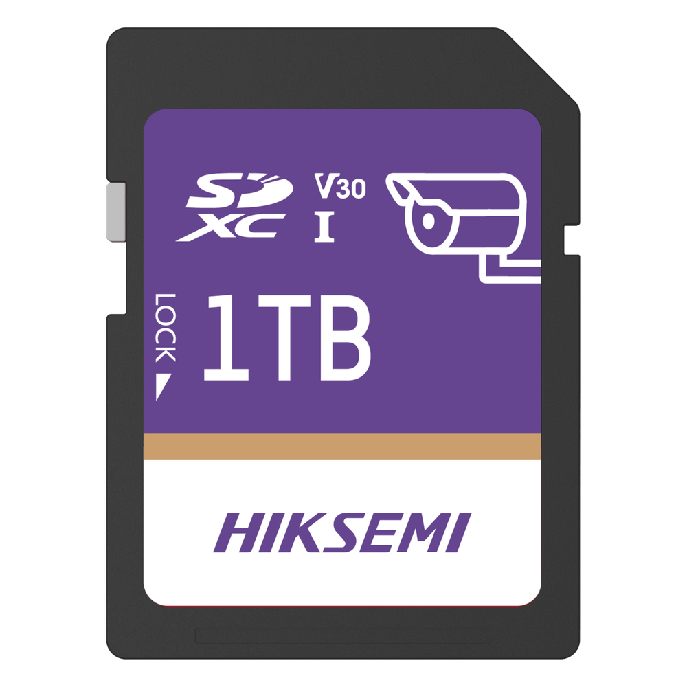 [HS-SD-P10/1TB/GUARDPRO] Tarjeta SD GuardPro P10 / 1 TB / 100 MB / s Lectura / 90 MB / s Escritura / Clase 10 U3 V30 / 3D TLC NAND / Especializada Para Videovigilancia 24 / 7