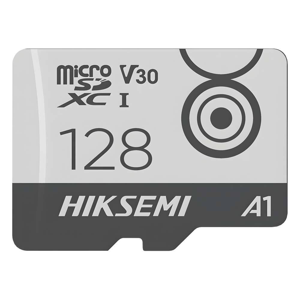 [HS-TF-M1/128G] MicroSD HIKSEMI CITY GO / 128 GB / 100 MB / s Lectura / 90 MB / s Escritura / Clase 10 U3 V30 / TLC NAND / Especializada Para Videovigilancia Móvil 24 / 7