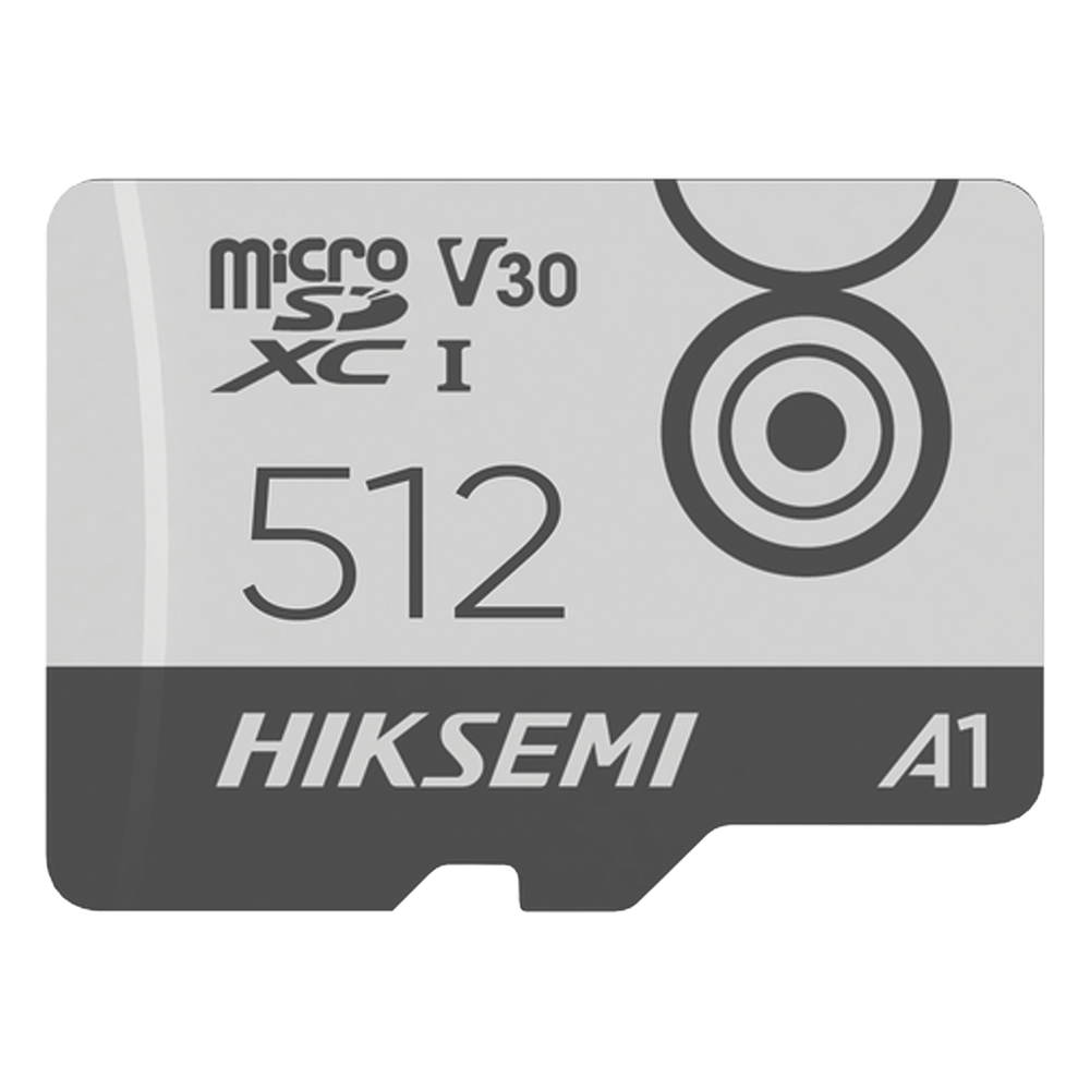 [HS-TF-M1/512G] MicroSD HIKSEMI CITY GO / 512 GB / 100 MB / s Lectura / 85 MB / s Escritura / Clase 10 U3 V30 / TLC NAND / Especializada Para Videovigilancia Móvil 24 / 7